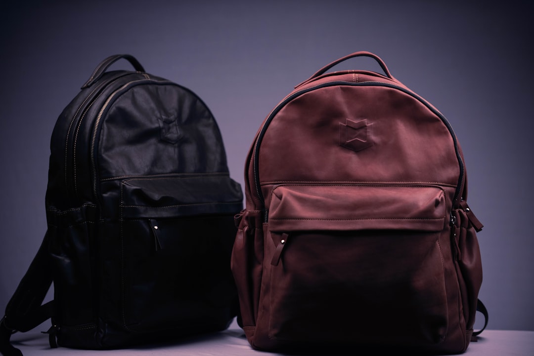 Leather back pack by Wiser by the Mile